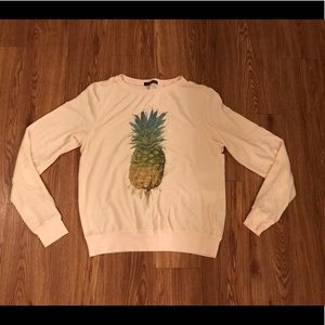 WILDFOX pineapple crewneck sweatshirt shirt small